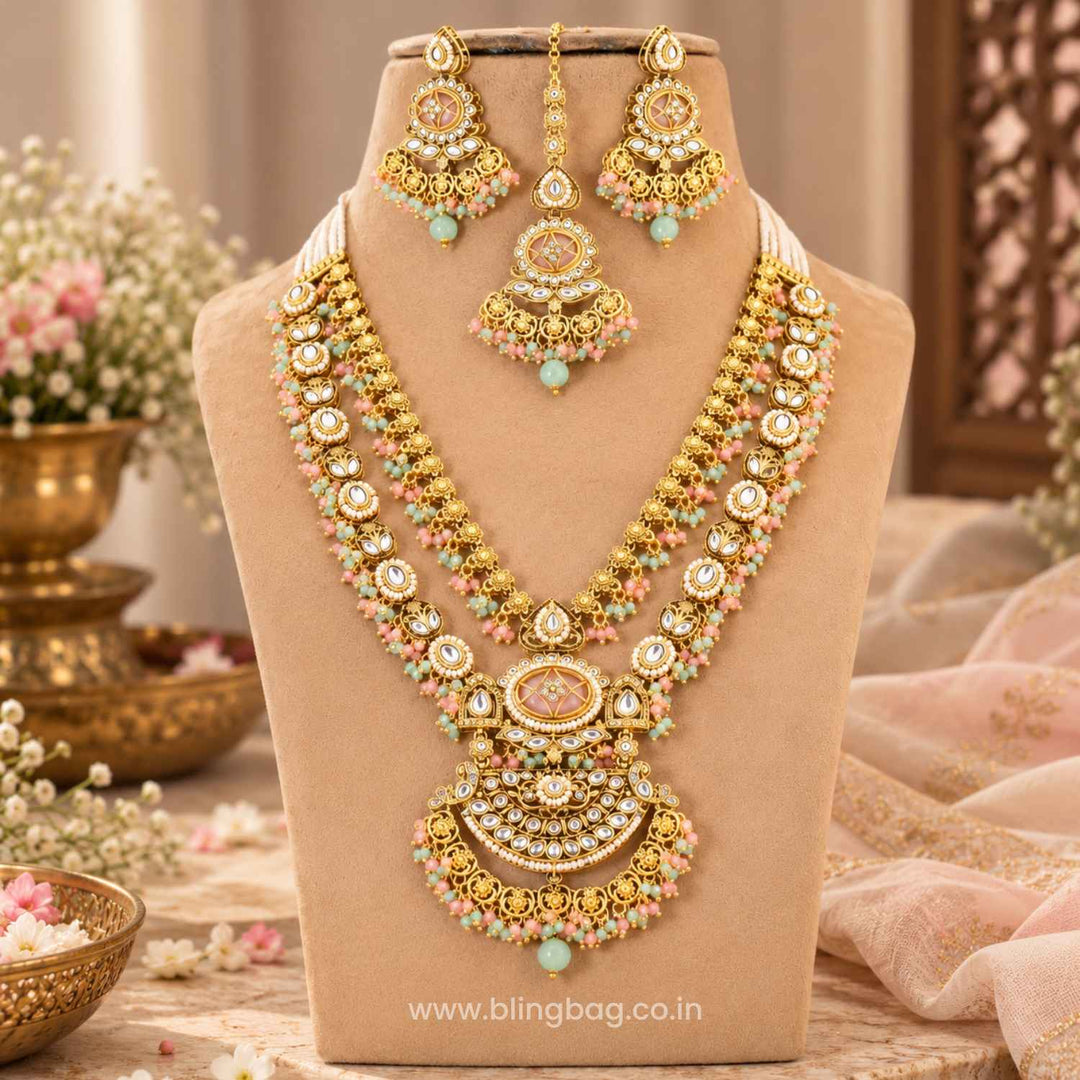 Prismatic Yuvanya Kundan Jewellery Set - New Arrival