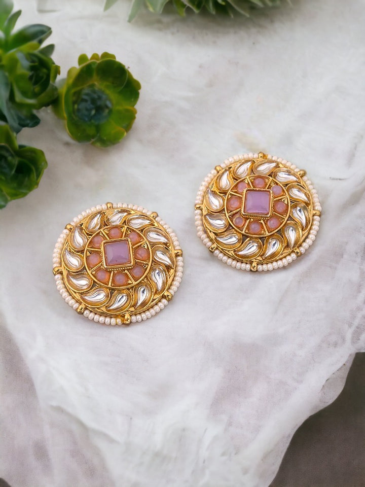 Purple Aashita Ethnic Studs