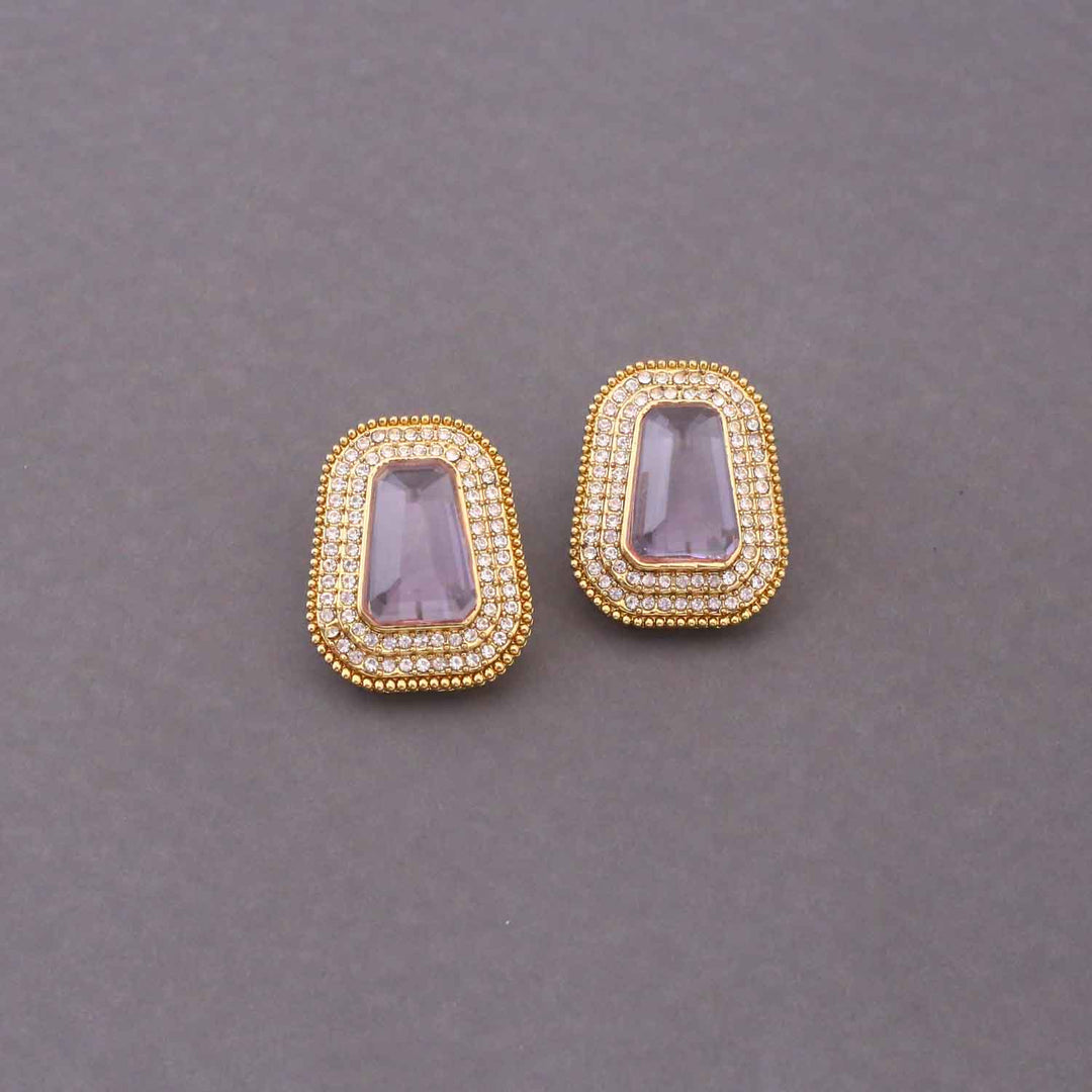 Purple Aastha Studs