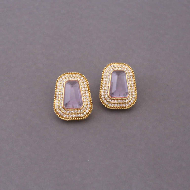Purple Aastha Studs