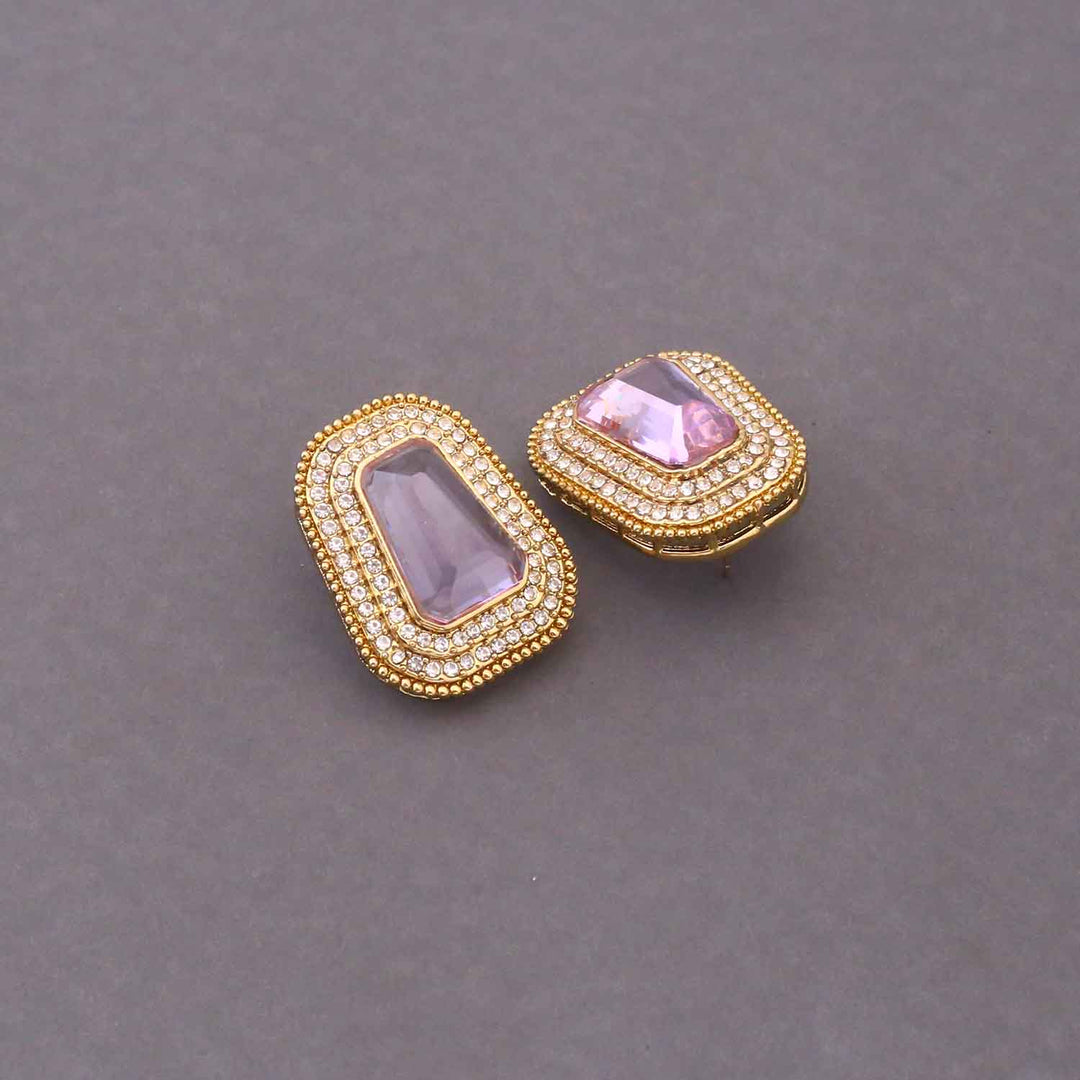 Purple Aastha Studs