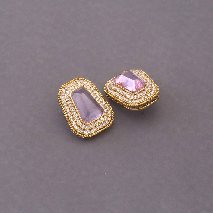 Purple Aastha Studs