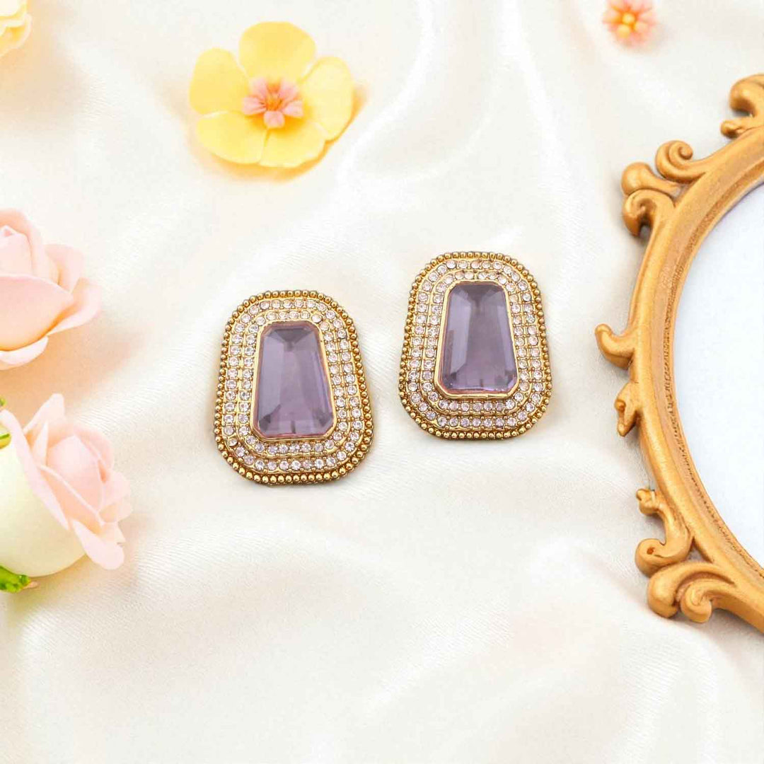 Purple Aastha Studs