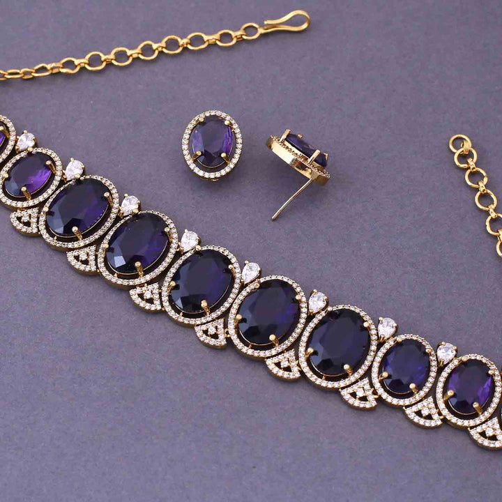 Purple Agape Victorian Jewellery Set - New Arrival