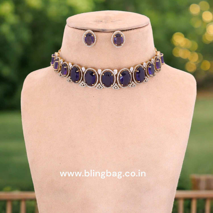 Purple Agape Victorian Jewellery Set - New Arrival
