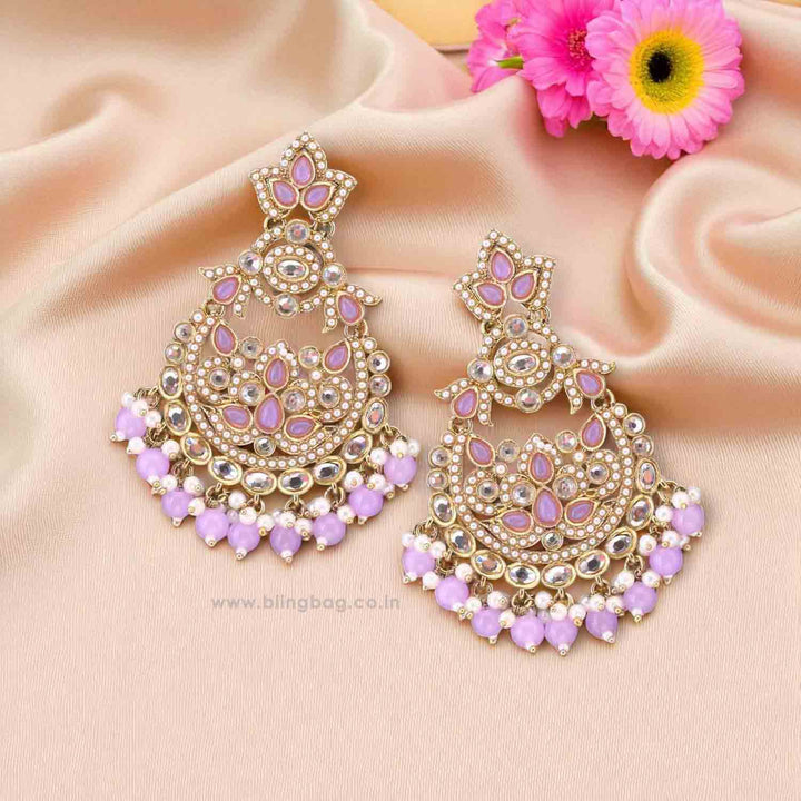 Purple Agrata Danglers