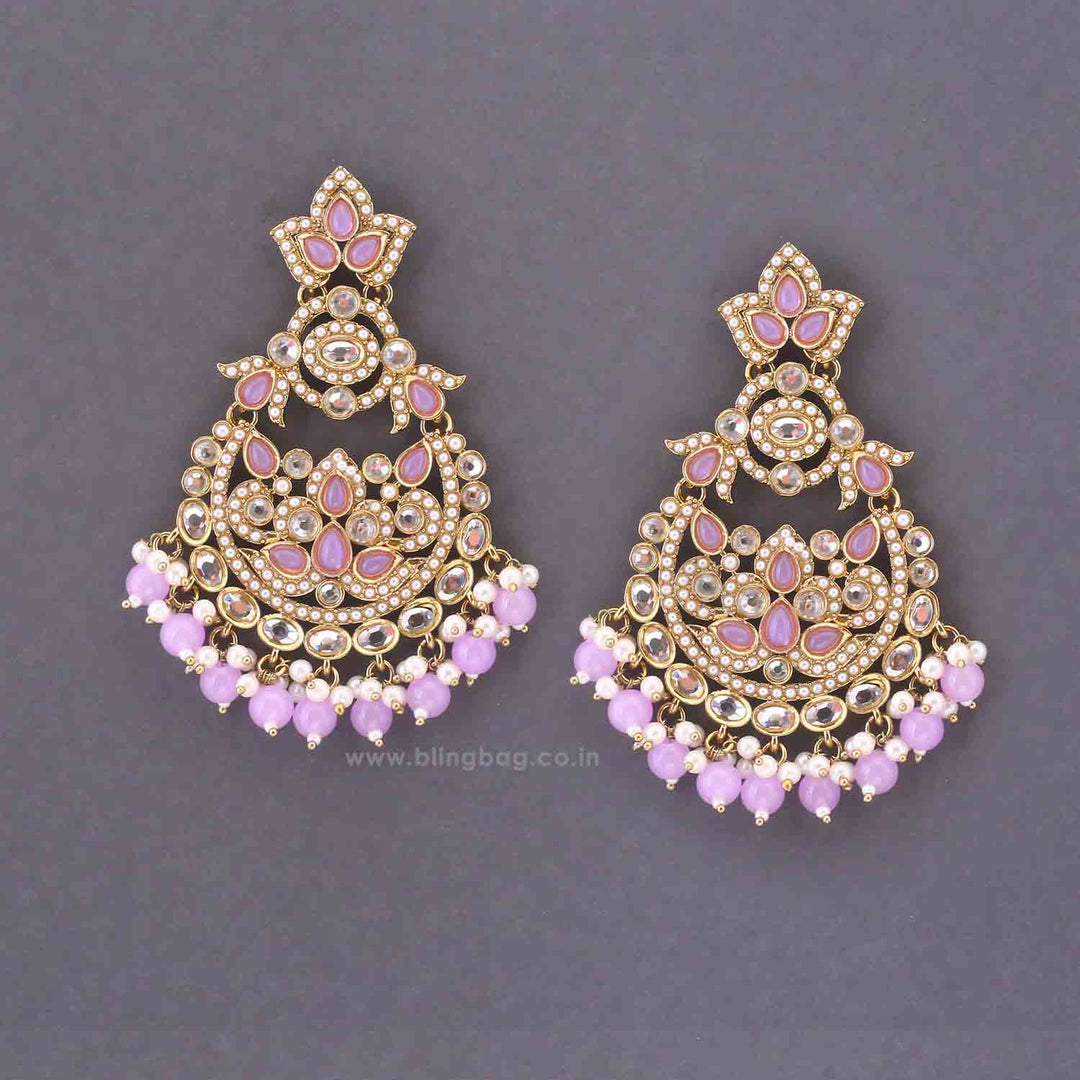 Purple Agrata Danglers