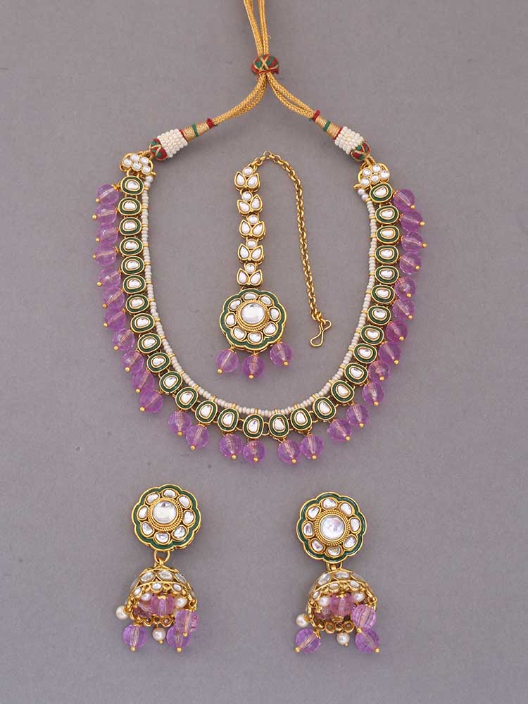 Purple Amala Jewellery Set