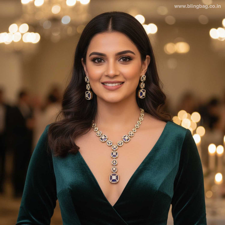 Purple Annae Victorian Jewellery Set- New Arrivals