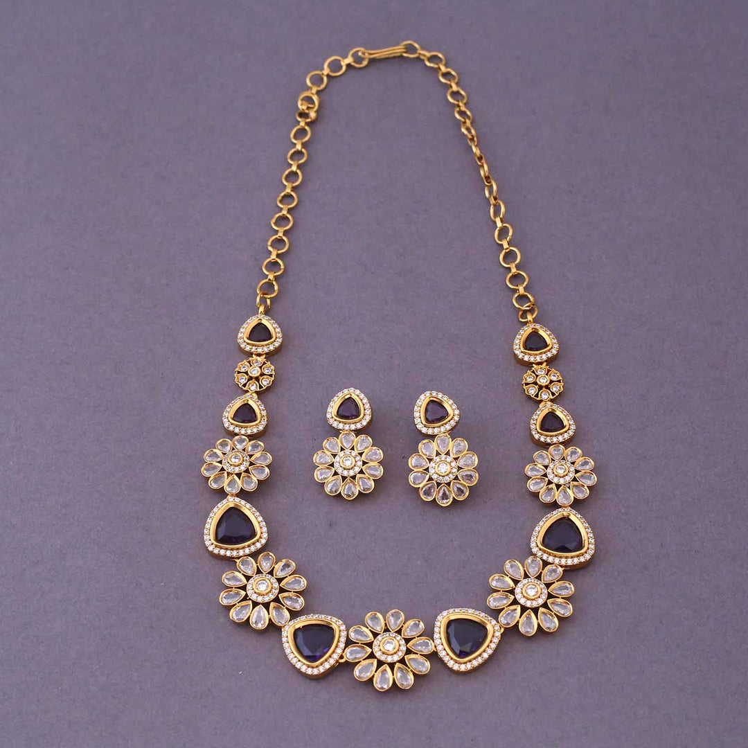 Purple Antje Victorian Jewellery Set- New Arrival