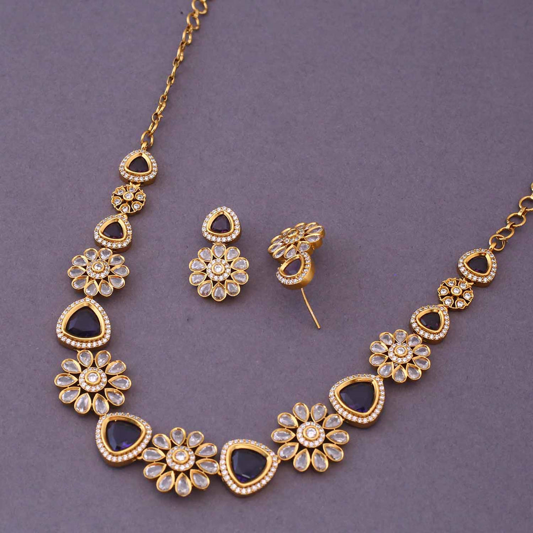 Purple Antje Victorian Jewellery Set- New Arrival