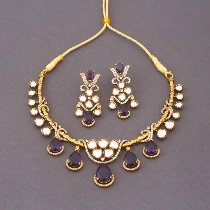 Purple Aurelisse Victorian Jewellery Set - New Arrival