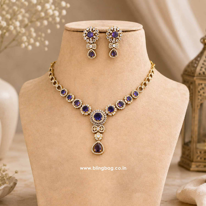 Purple Avajoy Victorian Jewellery Set - New Arrival