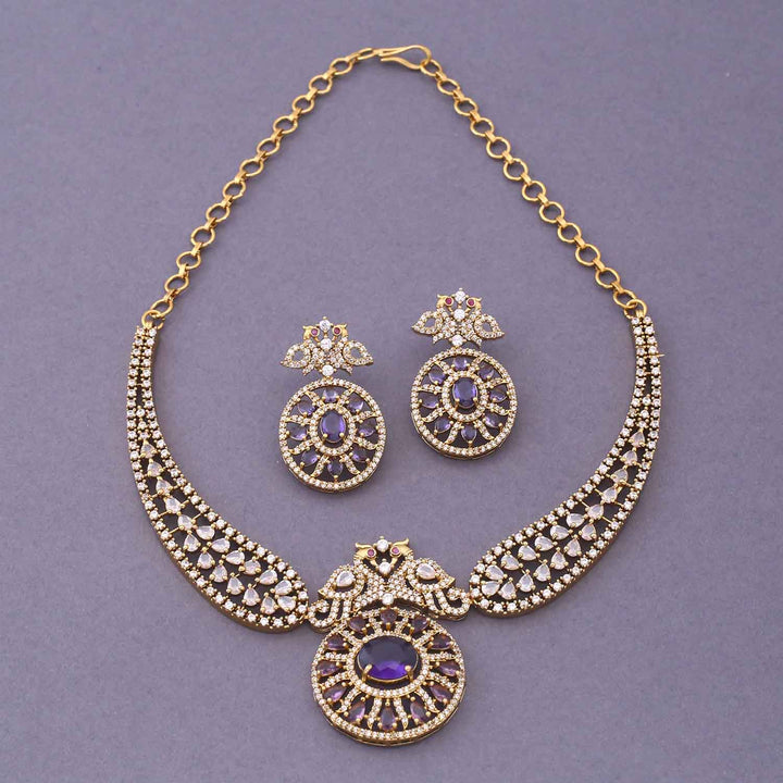 Purple Avice Hasli Victorian Jewellery Set - New Arrival