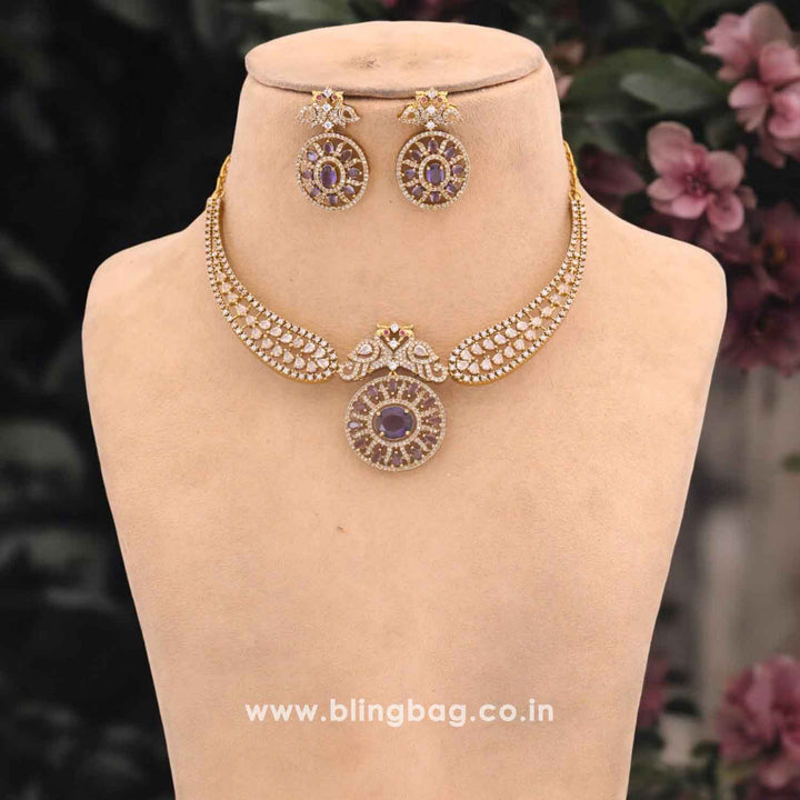 Purple Avice Hasli Victorian Jewellery Set - New Arrival