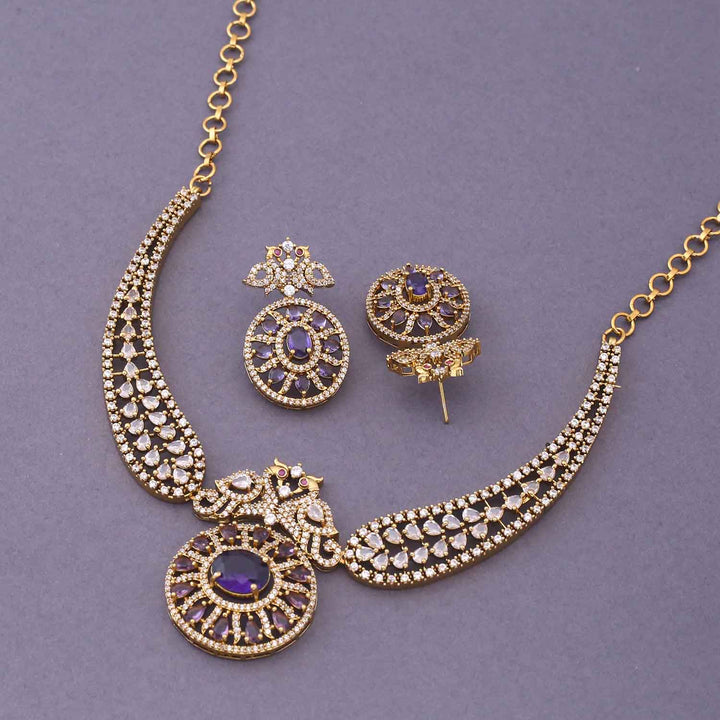 Purple Avice Hasli Victorian Jewellery Set - New Arrival