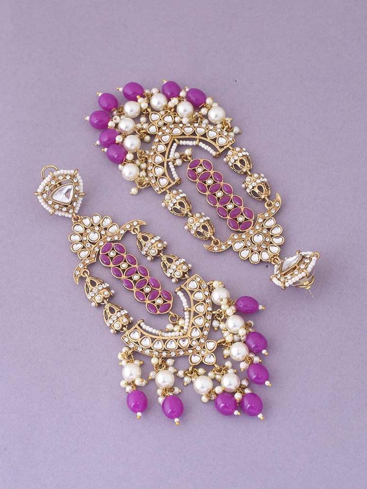 Purple Ayana Danglers