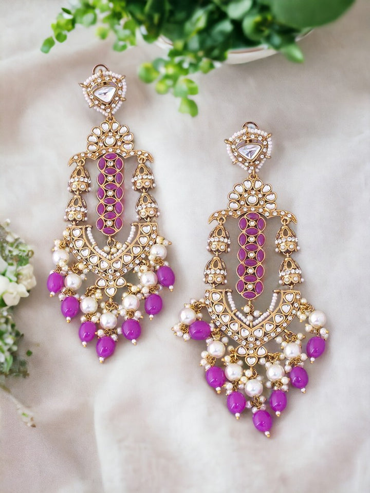 Purple Ayana Danglers