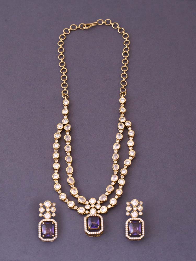 Purple Beate Victorian Jewellery Set - New Arrival