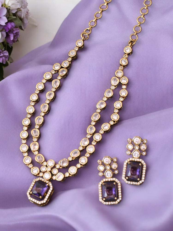 Purple Beate Victorian Jewellery Set - New Arrival