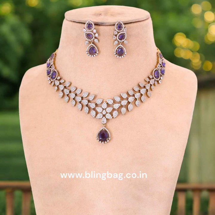 Purple Branka Victorian Jewellery Set - New Arrival