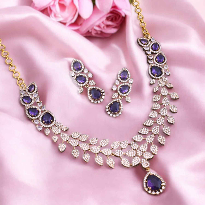 Purple Branka Victorian Jewellery Set - New Arrival