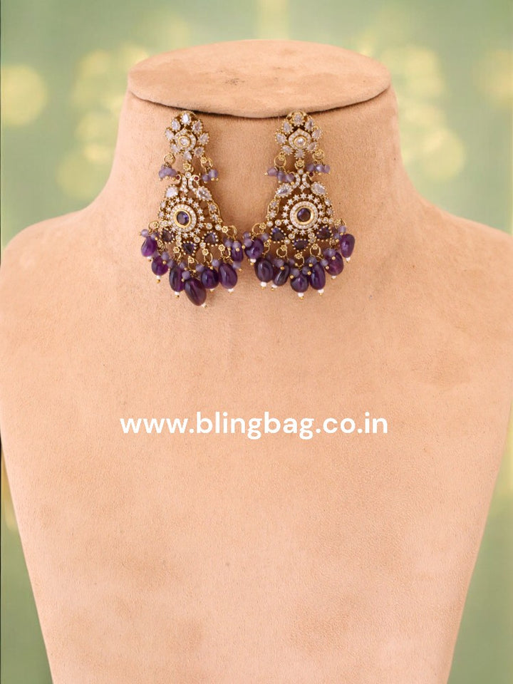 Purple Carlota Victorian Jewellery Set - New Arrival