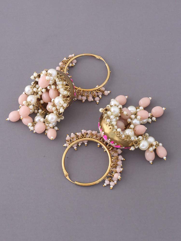 Crepe Rajamani Jhumkis - EOSS