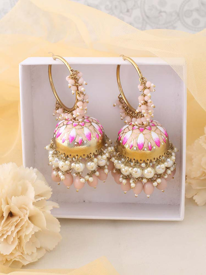 Crepe Rajamani Jhumkis - EOSS