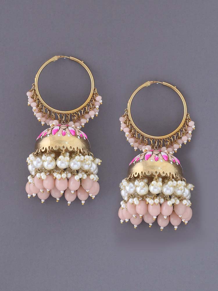 Crepe Rajamani Jhumkis - EOSS