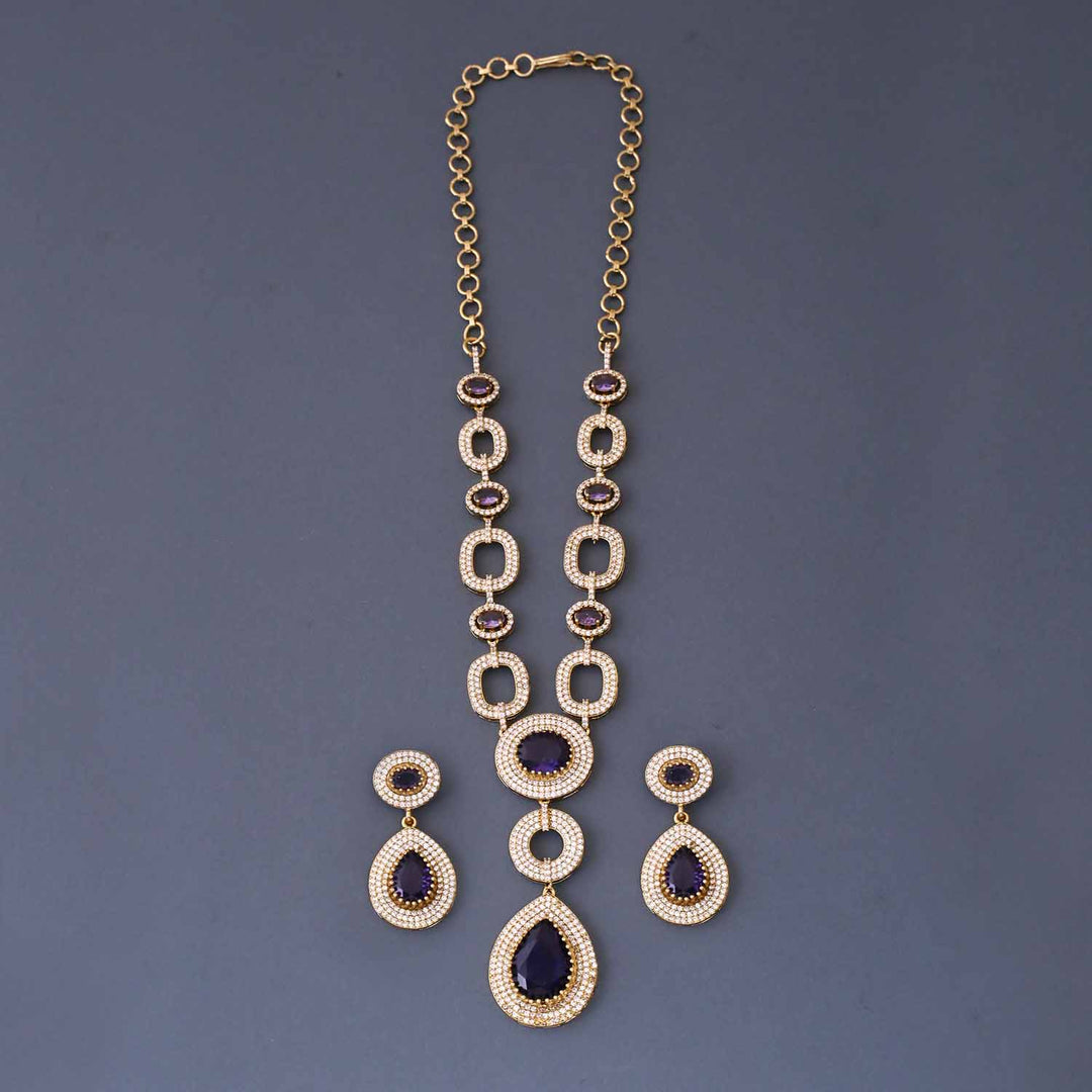 Purple Christa Victorian Jewellery Set - New Arrival