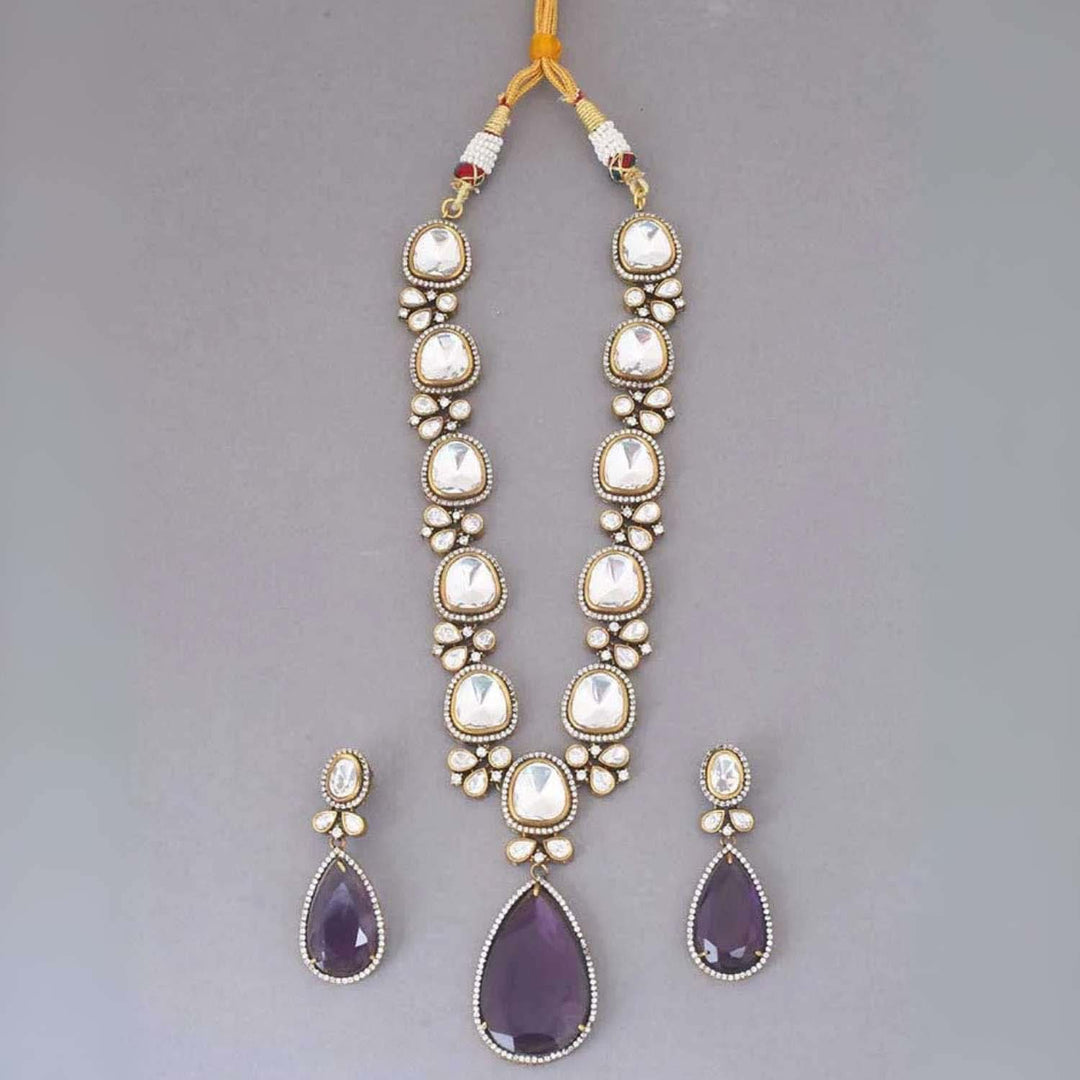 Purple Clarissa Jewellery Set