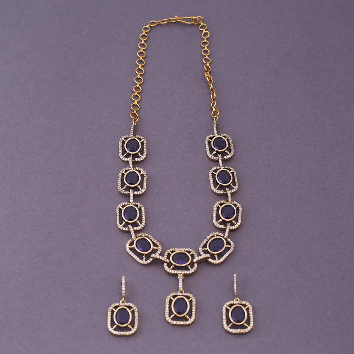 Purple Colena Victorian Jewellery Set- New Arrival