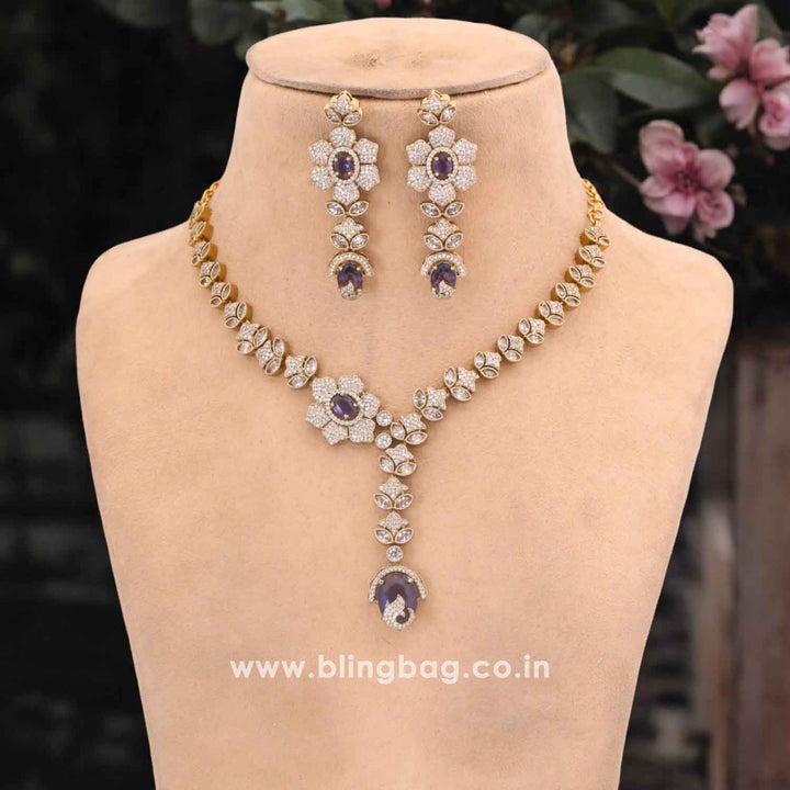 Purple Cveta Victorian Jewellery Set - New Arrival