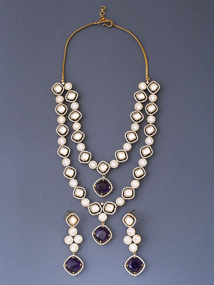 Purple Daiko Victorian Jewellery Set - New Arrival