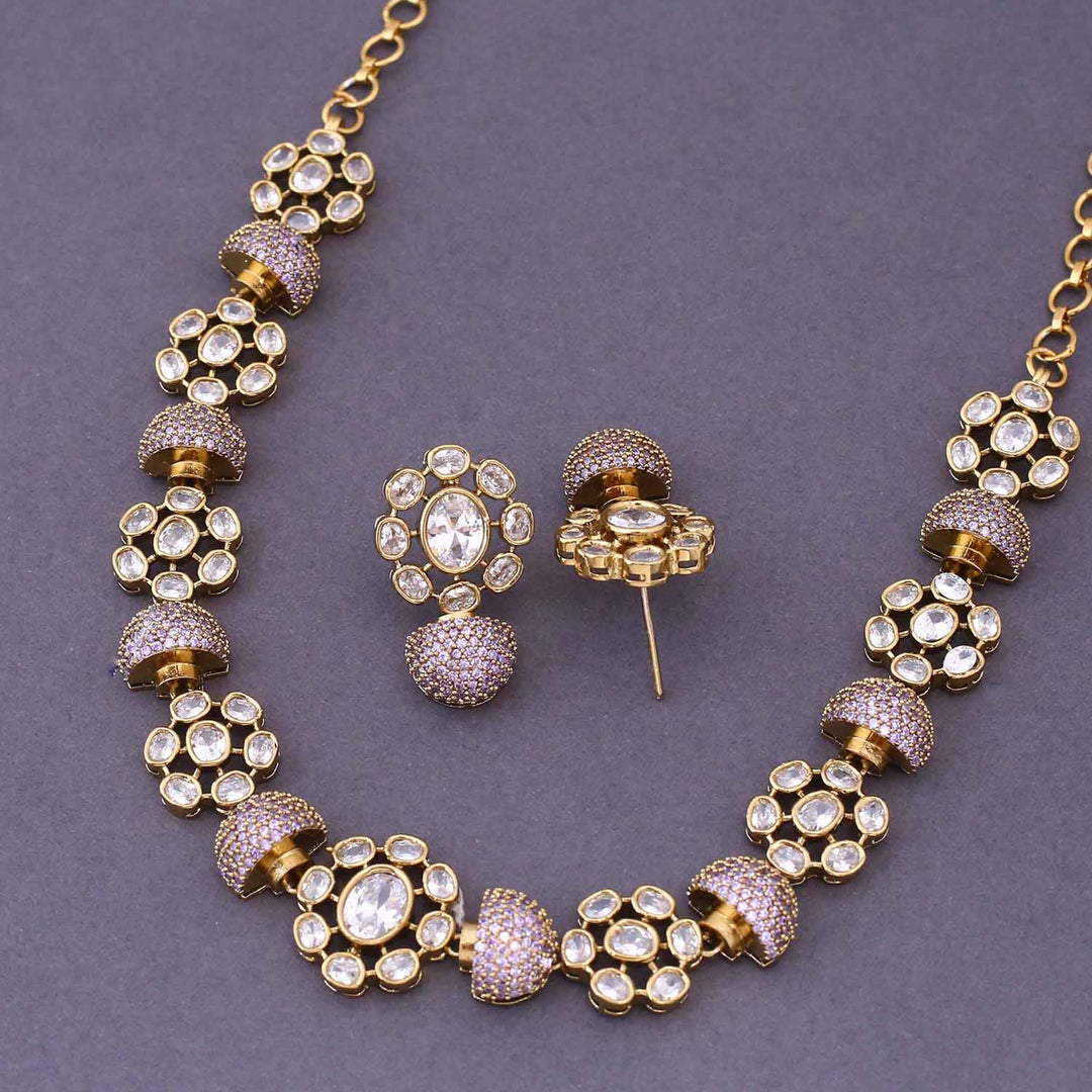 Purple Danae Victorian Jewellery Set - New Arrival