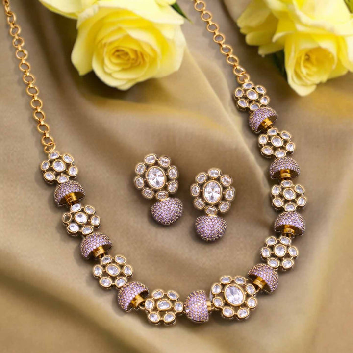 Purple Danae Victorian Jewellery Set - New Arrival