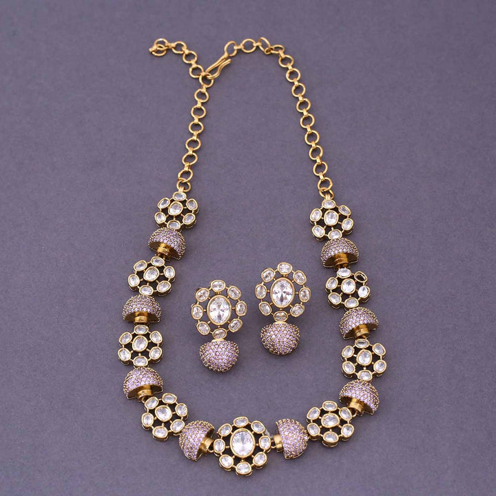 Purple Danae Victorian Jewellery Set - New Arrival