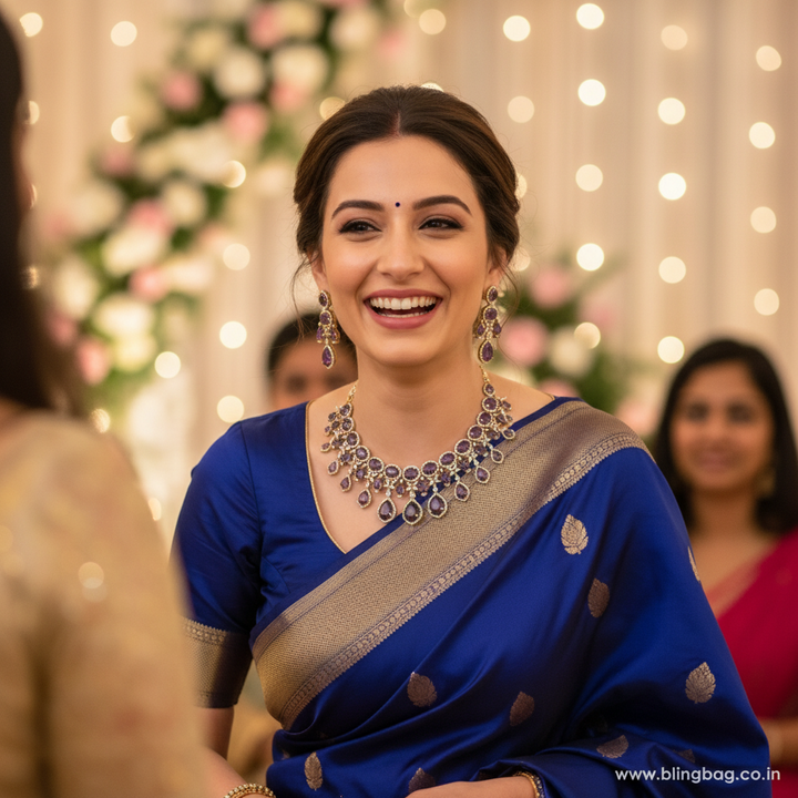 Purple Diamora Victorian Jewellery Set - New Arrival