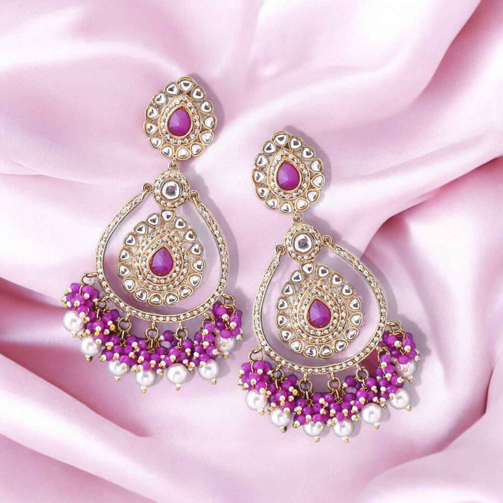 Purple Dima Chandbalis