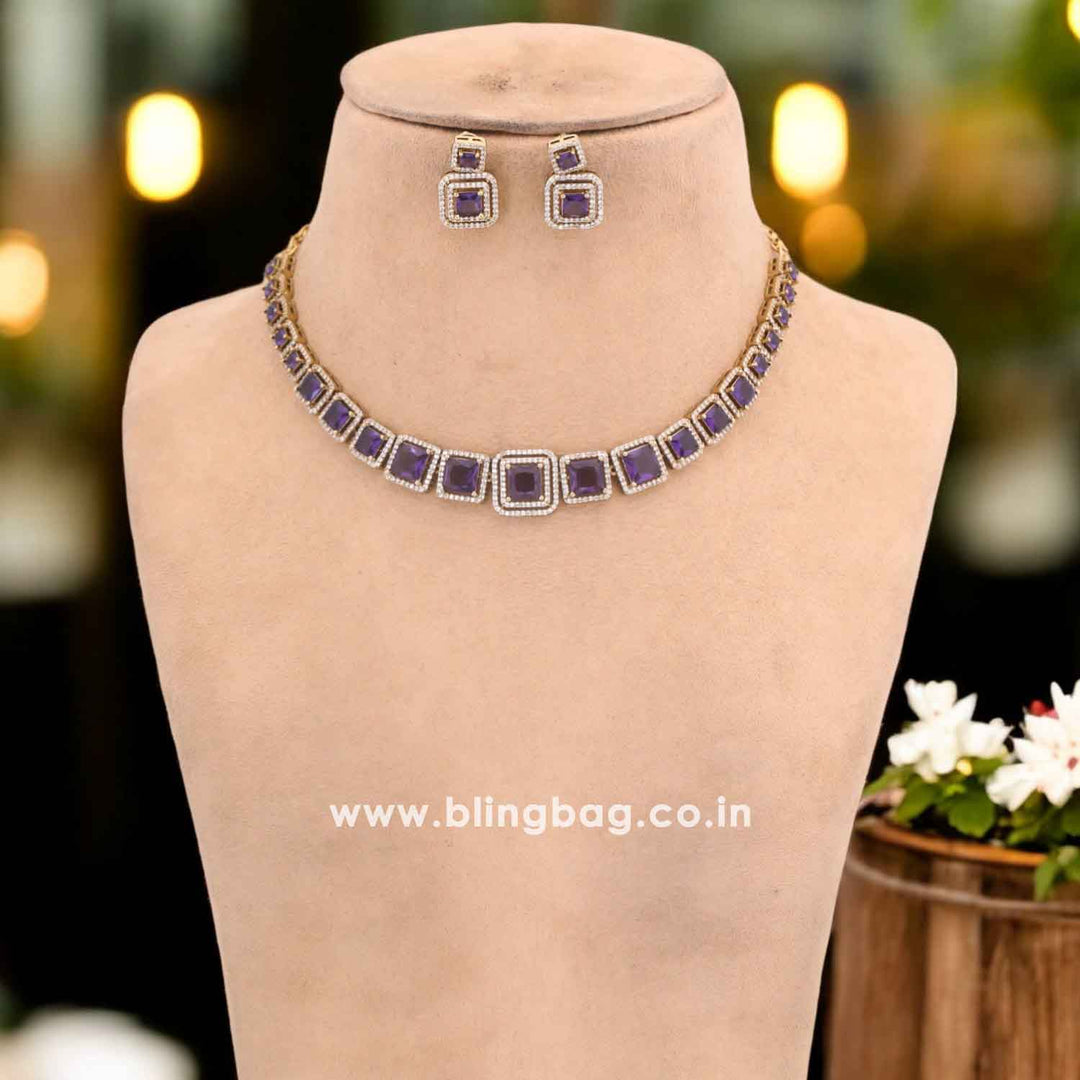 Purple Earl Victorian Jewellery Set - New Arrival