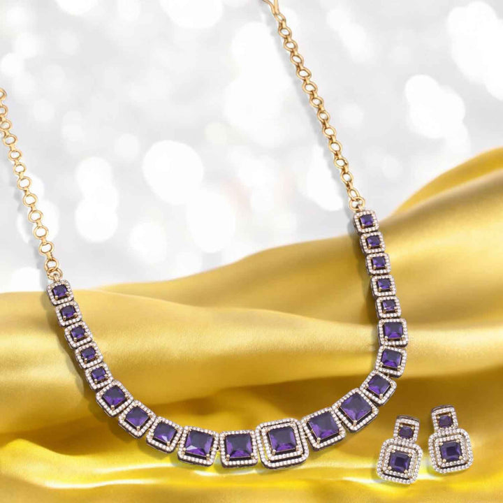 Purple Earl Victorian Jewellery Set - New Arrival