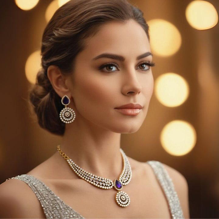 Purple Edel Victorian Jewellery Set - New Arrival