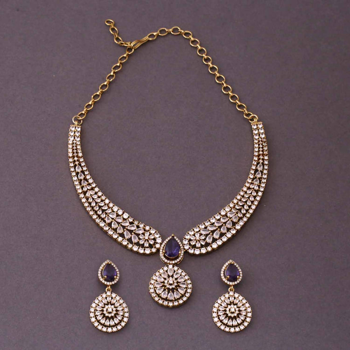 Purple Edel Victorian Jewellery Set - New Arrival