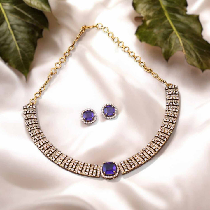 Purple Elien Hasli Victorian Jewellery Set- New Arrival