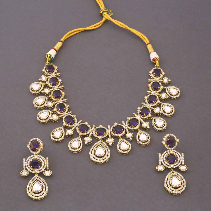 Purple Evelisse Victorian Jewellery Set - New Arrival