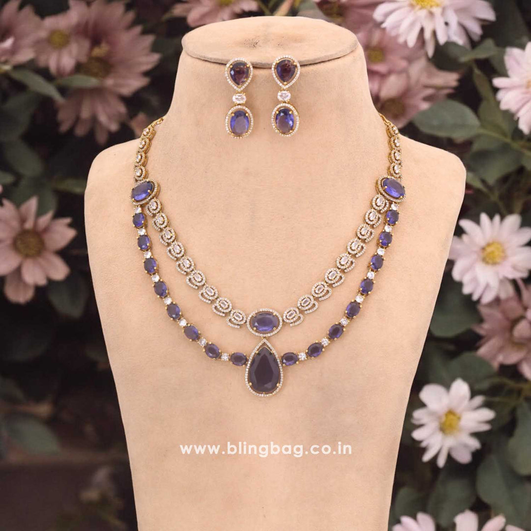 Purple Felise Victorian Jewellery Set - New Arrival