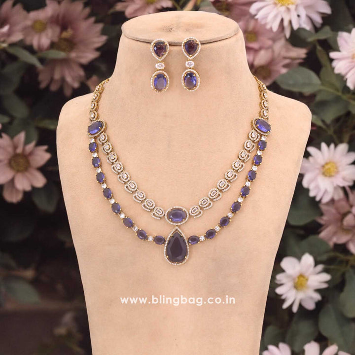 Purple Felise Victorian Jewellery Set - New Arrival