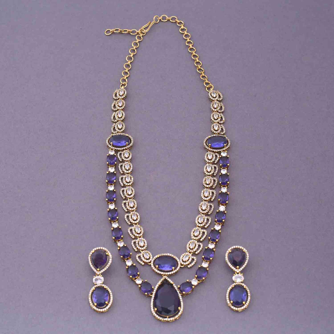 Purple Felise Victorian Jewellery Set - New Arrival