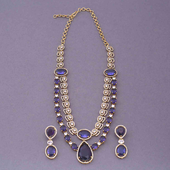 Purple Felise Victorian Jewellery Set - New Arrival